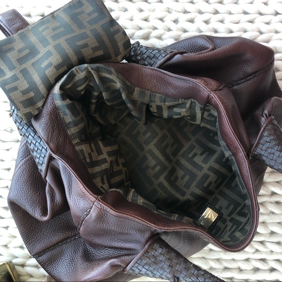 Fendi Nappa Leather Spy Bag in Brown - Picture 6 of 8